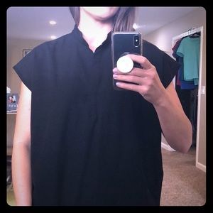 Figs Rafaela Mandarin Collar Shirt- Medium